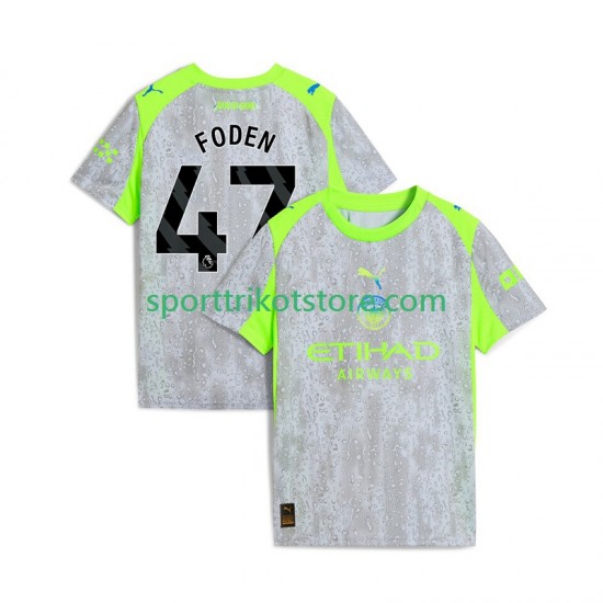Manchester City Herren Ausweich trikot 2025-2026 Kurzarm Phil Foden 47