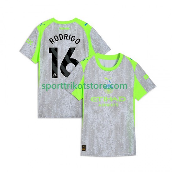 Manchester City Herren Ausweich trikot 2025-2026 Kurzarm Rodrigo Hernandez 16
