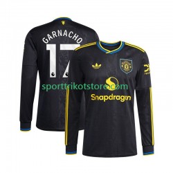 Manchester United Herren Ausweich trikot 2025-2026 Langarm Alejandro Garnacho 17