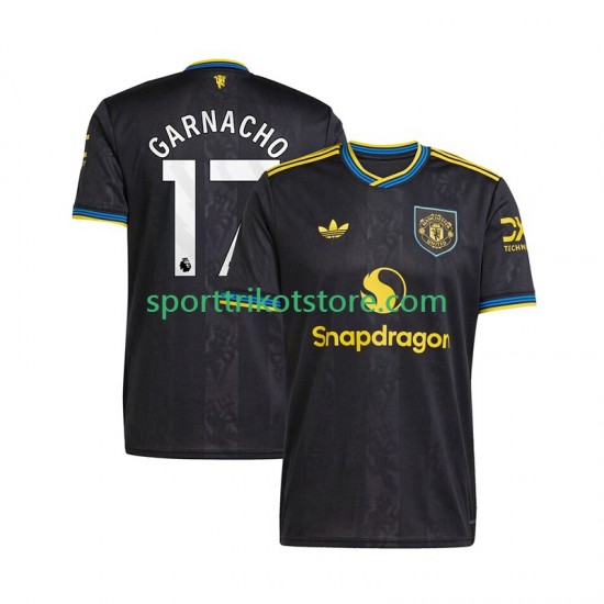 Manchester United Herren Ausweich trikot 2025-2026 Kurzarm Alejandro Garnacho 17