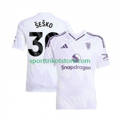 Manchester United Herren Auswärts trikot 2025-2026 Kurzarm Benjamin Sesko 30