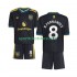 Manchester United Kinderset Ausweich trikot 2025-2026 Kurzarm Bruno Fernandes 8