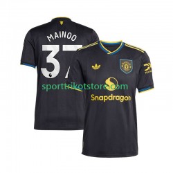Manchester United Herren Ausweich trikot 2025-2026 Kurzarm Kobbie Mainoo 37
