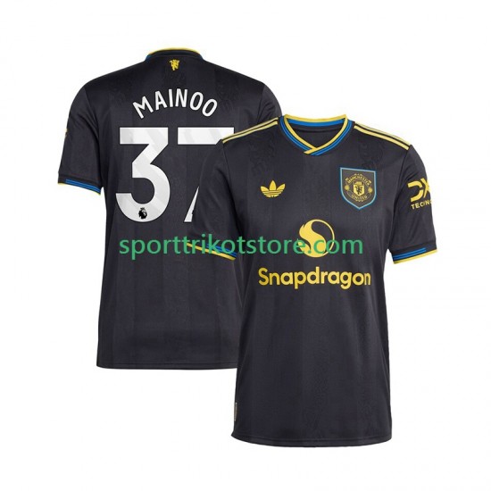 Manchester United Herren Ausweich trikot 2025-2026 Kurzarm Kobbie Mainoo 37