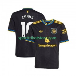Manchester United Herren Ausweich trikot 2025-2026 Kurzarm Matheus Cunha 10