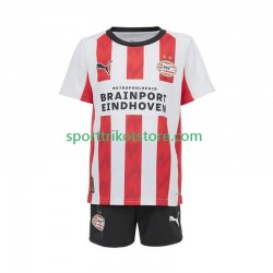 PSV Eindhoven Kinderset Heim trikot 2025-2026 Kurzarm