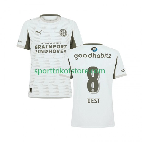 PSV Eindhoven Herren Ausweich trikot 2025-2026 Kurzarm Sergino Dest 8
