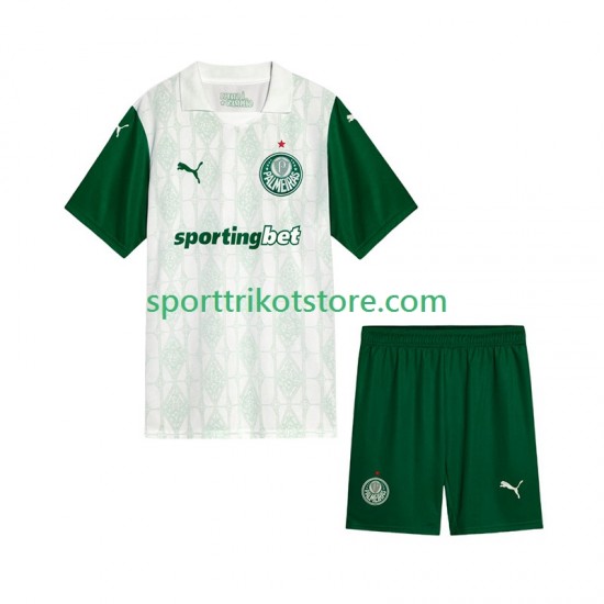 Palmeiras Kinderset Auswärts trikot 2025-2026 Kurzarm