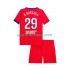 Paris Saint-Germain Kinderset Ausweich trikot 2025-2026 Kurzarm Bradley Barcola 29