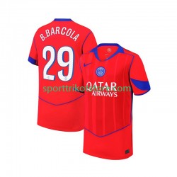 Paris Saint-Germain Herren Ausweich trikot 2025-2026 Kurzarm Bradley Barcola 29