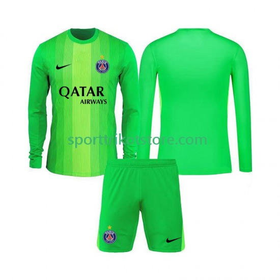 Paris Saint-Germain Kinderset Auswärts trikot 2025-2026 Langarm Torwart