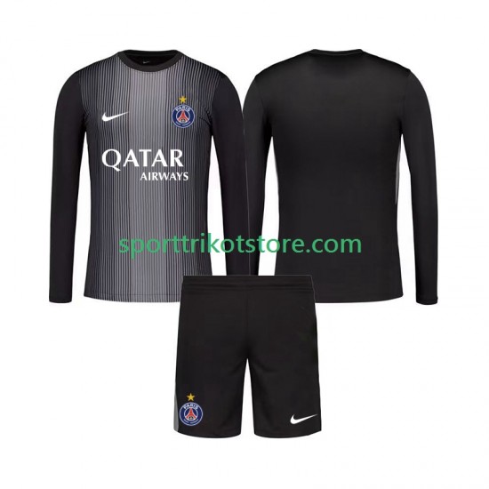 Paris Saint-Germain Kinderset Heim trikot 2025-2026 Langarm Torwart