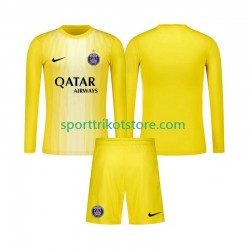 Paris Saint-Germain Kinderset Ausweich trikot 2025-2026 Langarm Torwart