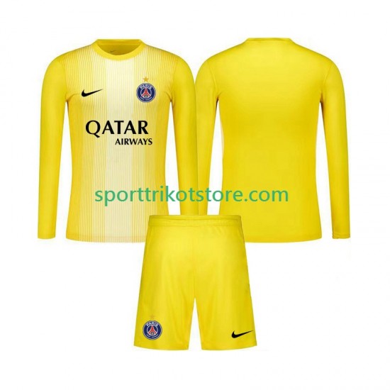 Paris Saint-Germain Kinderset Ausweich trikot 2025-2026 Langarm Torwart