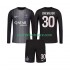 Paris Saint-Germain Kinderset Heim trikot 2025-2026 Langarm Torwart Lucas Chevalier 30