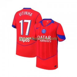 Paris Saint-Germain Kinderset Ausweich trikot 2025-2026 Kurzarm Khvicha Kvaratskhelia 7