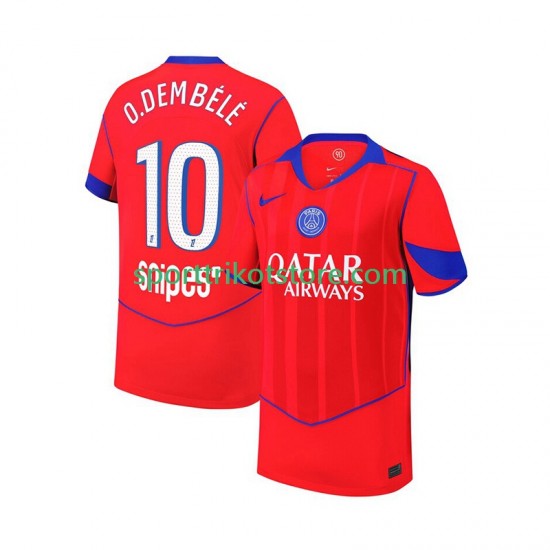 Paris Saint-Germain Herren Ausweich trikot 2025-2026 Kurzarm Ousmane Dembele 10
