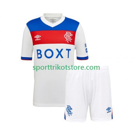 Rangers Kinderset Auswärts trikot 2025-2026 Kurzarm