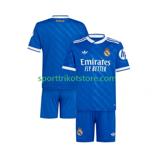 Real Madrid Kinderset Ausweich trikot 2025-2026 Kurzarm