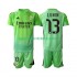 Real Madrid Kinderset Auswärts trikot 2025-2026 Kurzarm Torwart Andriy Lunin 13