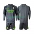 Real Madrid Kinderset Ausweich trikot 2025-2026 Langarm Torwart