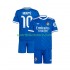 Real Madrid Kinderset Ausweich trikot 2025-2026 Kurzarm Kylian Mbappe 10