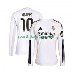 Real Madrid Herren Heim trikot 2025-2026 Langarm Kylian Mbappe 10