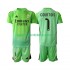 Real Madrid Kinderset Auswärts trikot 2025-2026 Kurzarm Thibaut Courtois 1