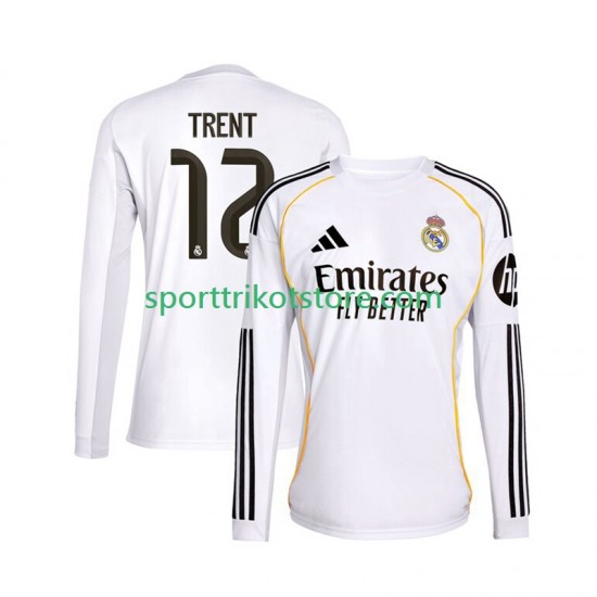 Real Madrid Herren Heim trikot 2025-2026 Langarm Trent Alexander-Arnold 12
