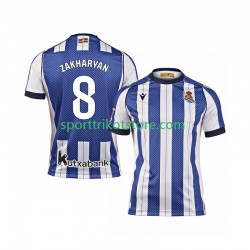 Real Sociedad Herren Heim trikot 2025-2026 Kurzarm Arsen Zakharyan 8
