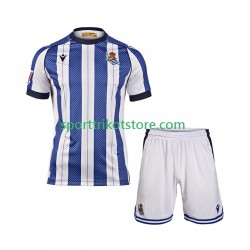 Real Sociedad Kinderset Heim trikot 2025-2026 Kurzarm
