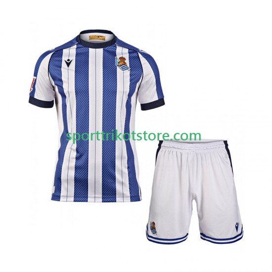Real Sociedad Kinderset Heim trikot 2025-2026 Kurzarm