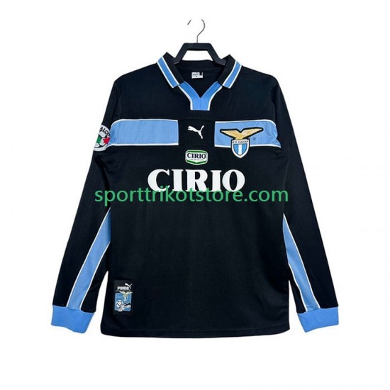 Retro Lazio Rom Herren Auswärts trikot 1999 Langarm 1998