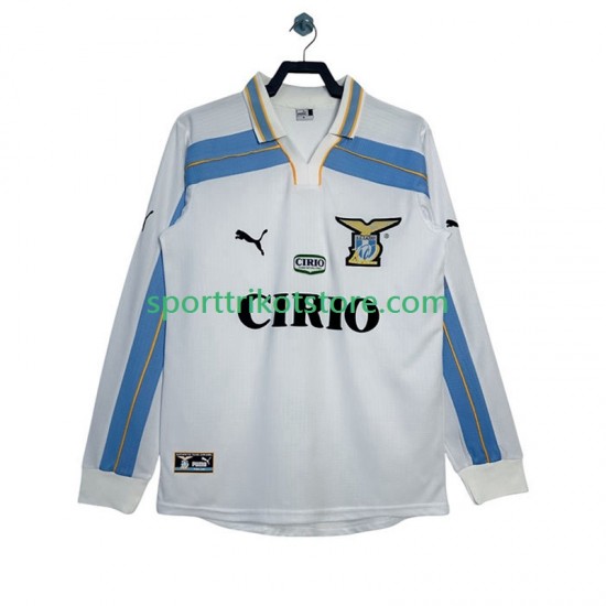 Retro Lazio Rom Herren Auswärts trikot 1999 Langarm 2000
