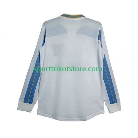 Retro Lazio Rom Herren Auswärts trikot 1999 Langarm 2000