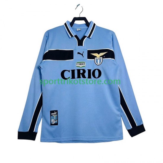 Retro Lazio Rom Herren Heim trikot 1999 Langarm 1998