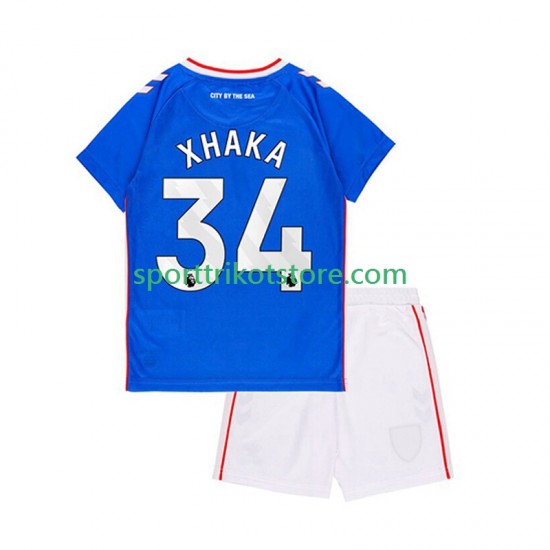 Kinderset Auswärts trikot 2025-2026 Kurzarm Sunderland Granit Xhaka 34