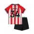 Kinderset Heim trikot 2025-2026 Kurzarm Sunderland Granit Xhaka 34