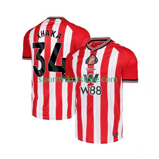 Herren Heim trikot 2025-2026 Kurzarm Sunderland Granit Xhaka 34