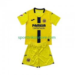 Villarreal CF Kinderset Heim trikot 2025-2026 Kurzarm