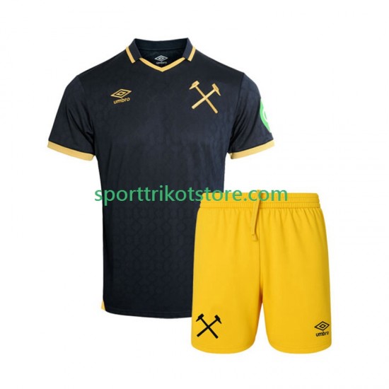 West Ham United Kinderset Ausweich trikot 2025-2026 Kurzarm