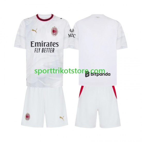 AC Mailand Kinderset Auswärts trikot 2027-2028 Kurzarm
