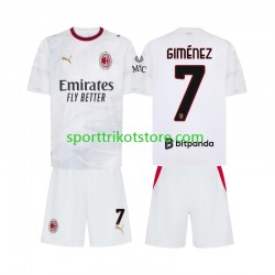 AC Mailand Kinderset Auswärts trikot 2027-2028 Kurzarm Gimenez 7