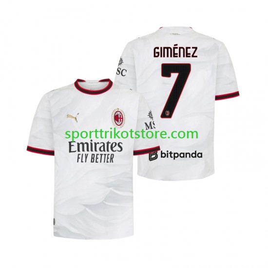 AC Mailand Herren Auswärts trikot 2027-2028 Kurzarm Gimenez 7