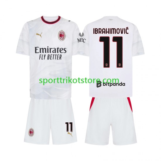 AC Mailand Kinderset Auswärts trikot 2027-2028 Kurzarm Ibrahimovic 11