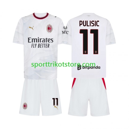 AC Mailand Kinderset Auswärts trikot 2027-2028 Kurzarm Pulisic 11
