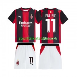 AC Mailand Kinderset Heim trikot 2027-2028 Kurzarm Pulisic 11