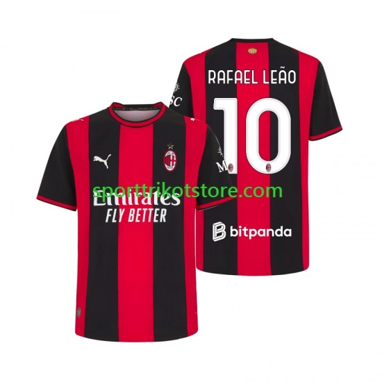 AC Mailand Herren Heim trikot 2027-2028 Kurzarm Rafael Leao 10