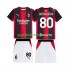 AC Mailand Kinderset Heim trikot 2027-2028 Kurzarm Ronaldinho 80