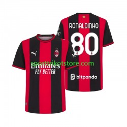 AC Mailand Herren Heim trikot 2027-2028 Kurzarm Ronaldinho 80
